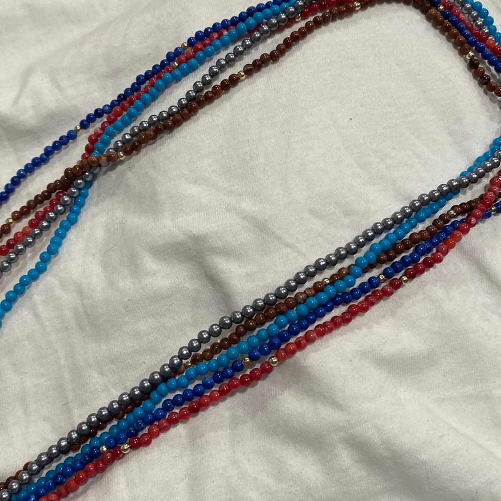 Micro Beaded Necklaces 5 total